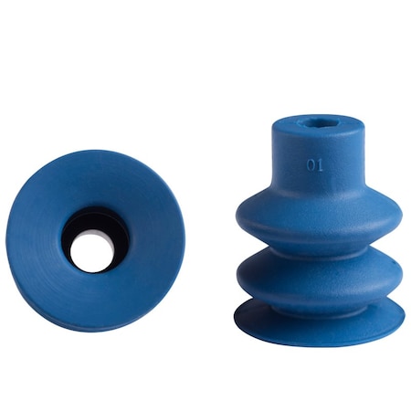 Fipa Bellows vacuum cup diam. 18 mm, PUR blue 21.018.010.5